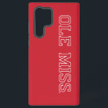 University of Mississippi | Ole Miss Wordmark Samsung Galaxy Case<br><div class="desc">Check out these University of Mississippi designs! Get all the latest Mississippi Rebels gear here. All of these Zazzle products are customizable with your class year,  name,  and club. These products make perfect gifts for the Ole Miss University student,  alumni,  family,  friend,  or fan in your life.</div>