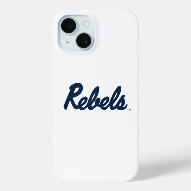 University of Mississippi | Rebels Script Case-Mate iPhone Case (Back)