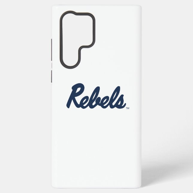 University of Mississippi | Rebels Script Samsung Galaxy S22 Ultra Case (Back)