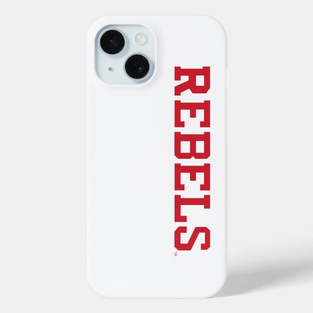 University of Mississippi | Rebels Wordmark Case-Mate iPhone Case (Back)