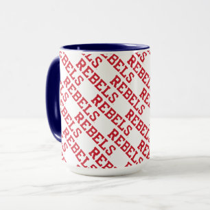 University of Mississippi   Rebels Wordmark Mug