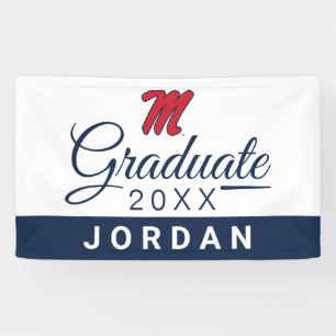 University of Mississippi   Script M Banner