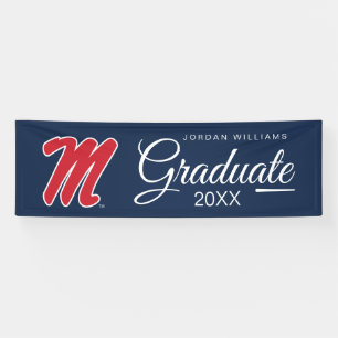 University of Mississippi   Script M Banner