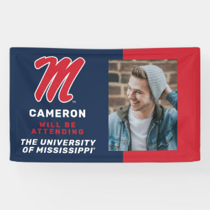 University of Mississippi   Script M Banner