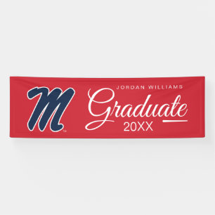 University of Mississippi   Script M Banner