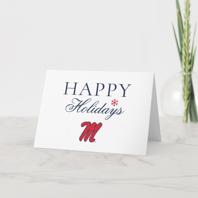 University of Mississippi | Script M Card (Front)