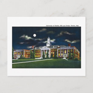 University of Omaha, Nebraska Postcard
