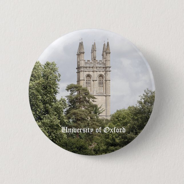University of Oxford 2 Inch Round Button (Front)