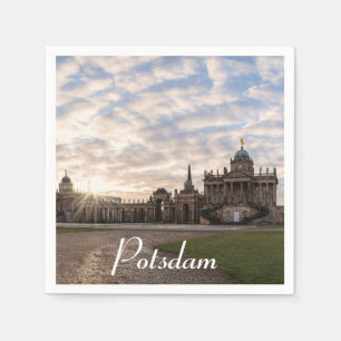 University of Potsdam at sunset in Germany Napkin
