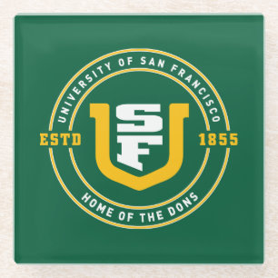 University of San Francisco Glass Coaster