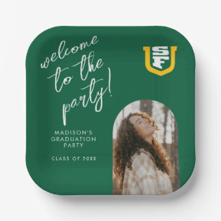 University of San Francisco Graduation Paper Plate
