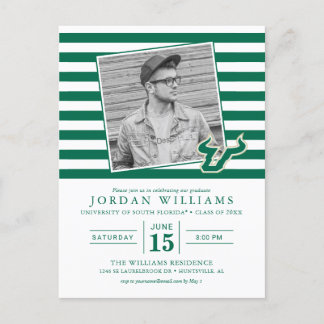 University of South Florida Graduate Announcement Postcard