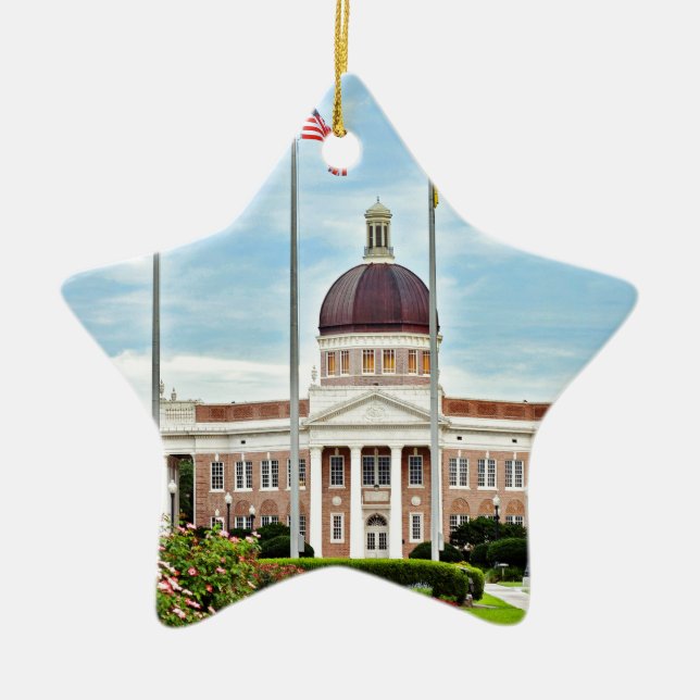 University of Southern Mississippi Ceramic Ornament (Front)