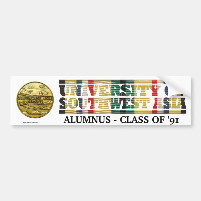 University of Southwest Asia Alumnus Sticker (Front)