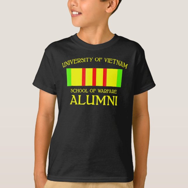  University Of Vietnam Veteran School Of Warfare T-Shirt (Front)