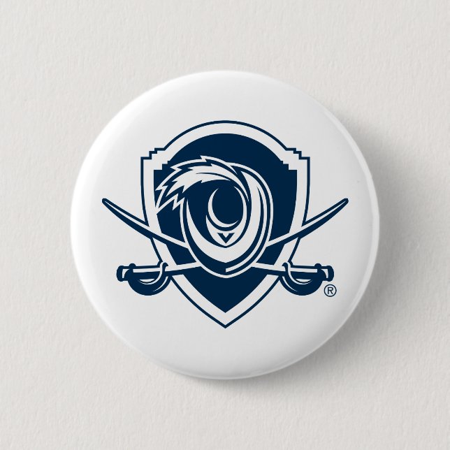 University of Virginia | Cavalier Shield 2 Inch Round Button (Front)