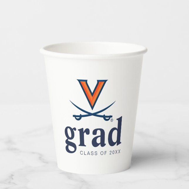 University of Virginia Graduation Paper Cups (Front)