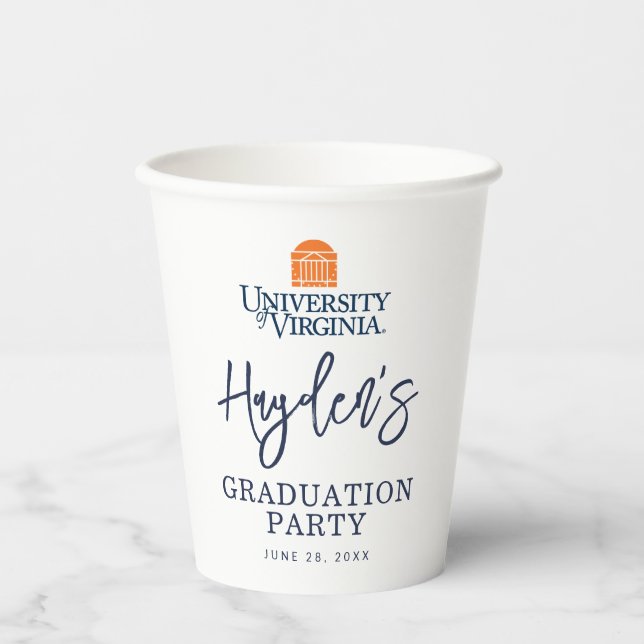 University of Virginia Graduation Paper Cups (Front)