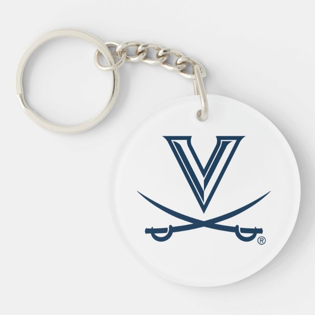 University of Virginia Sabre Keychain (Front)