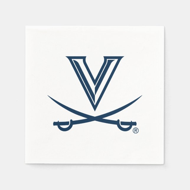 University of Virginia Sabre Napkin (Front)