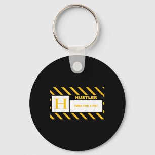 University Varsity-Gold Colour Hustler - Imma Find Keychain