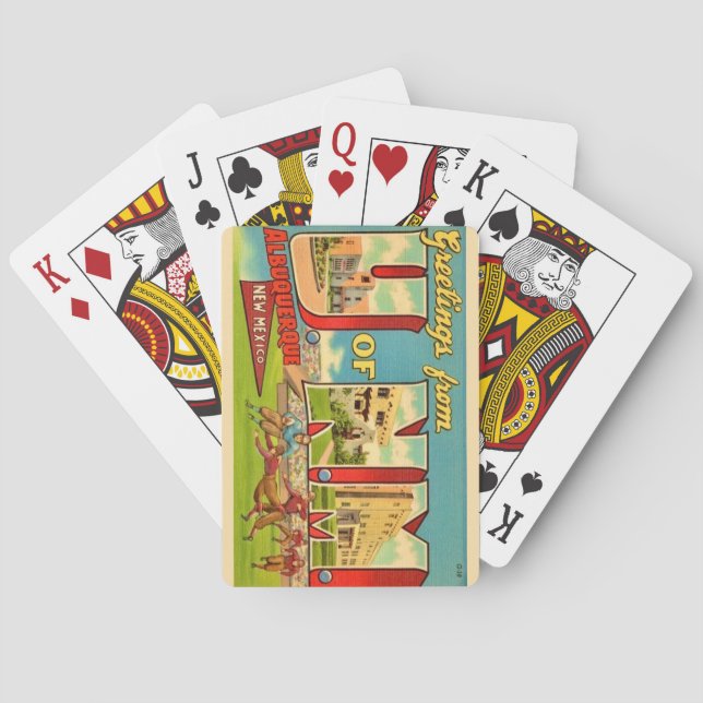 Universty of New Mexico Playing Cards (Back)