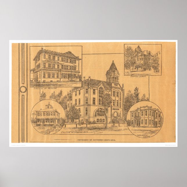 Universty of Southern California (1805C) Poster (Front)