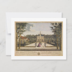 unk. colorization 1760 Print Kasteel De Essenburg Postcard
