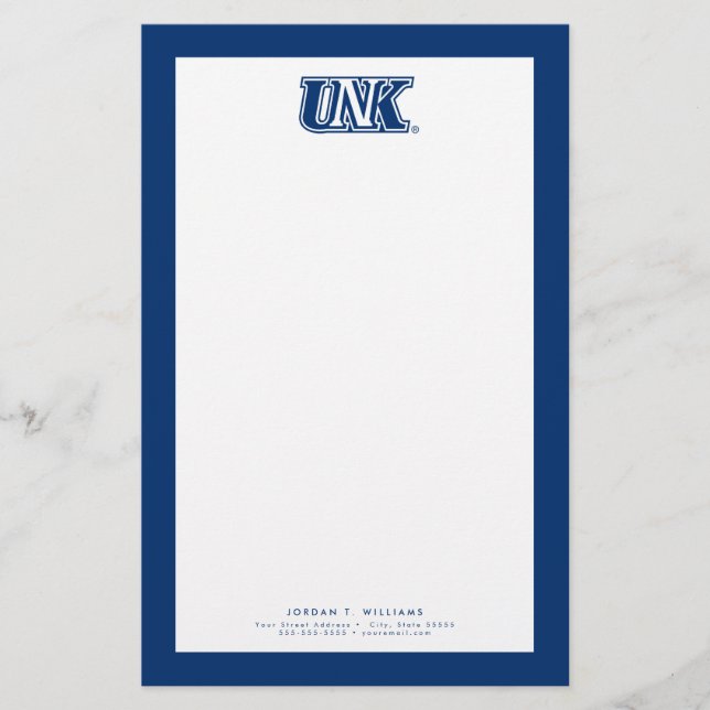 UNK | University of Nebraska at Kearney Stationery (Front)