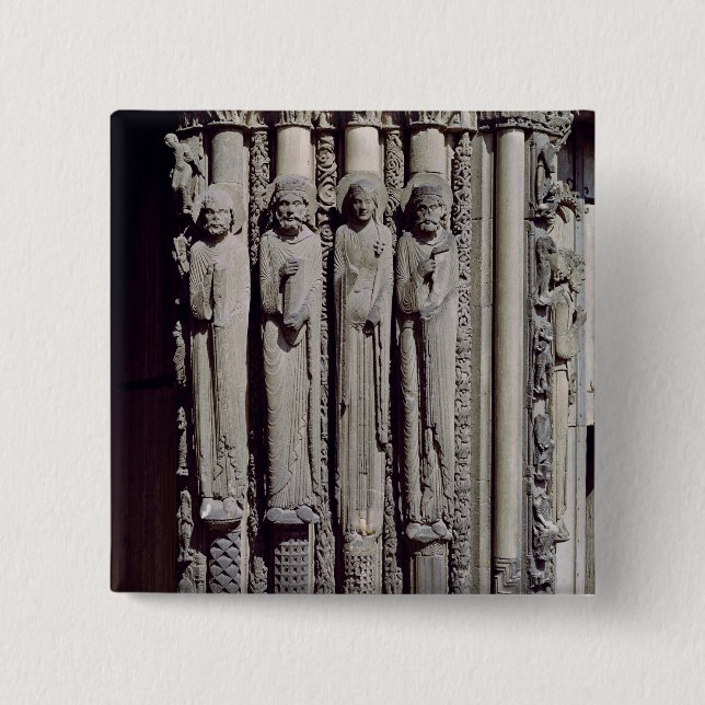 Unknown figure, King Solomon 2 Inch Square Button (Front)