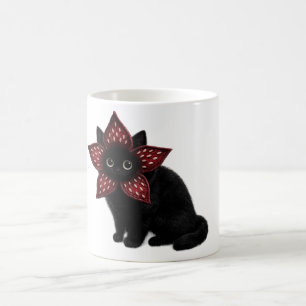 Unknown Monster Black Cat   Dark Fantasy Cat Art   Coffee Mug