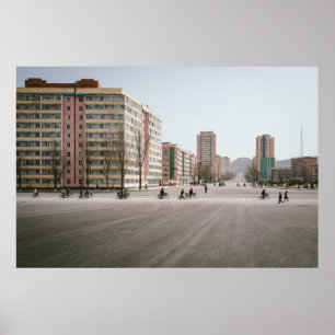 UNKNOWN PERSONS DRIVING BICYCLE POSTER