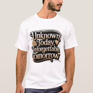 Unknown Today, Unforgettable Tomorrow T-Shirt