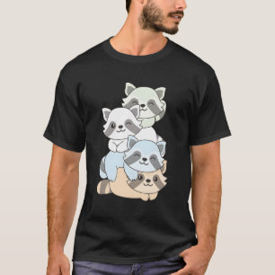 Unlabeld Flag Pride Month Lgbtq Unlabeld Raccoon T-Shirt