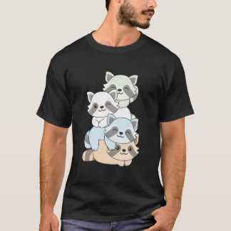 Unlabeld Flag Pride Month Lgbtq Unlabeld Raccoon T-Shirt