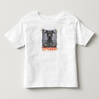 Unlawful Barking: The Doberman's Stern Warning Toddler T-shirt