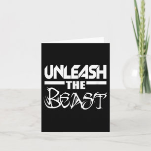 Unleahe C380 Workout Gym Fitness Motivation  Card