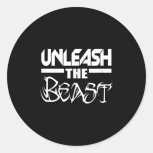 Unleahe C380 Workout Gym Fitness Motivation  Classic Round Sticker