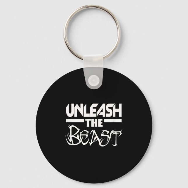 Unleahe C380 Workout Gym Fitness Motivation  Keychain (Front)