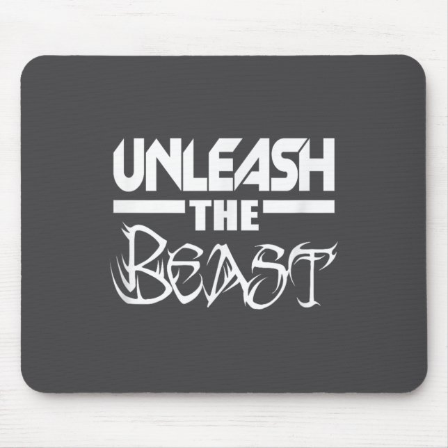 Unleahe C380 Workout Gym Fitness Motivation  Mouse Pad (Front)