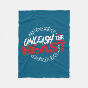Unleahe _ Gym Mode Fitness Motivation Wer Fleece Blanket