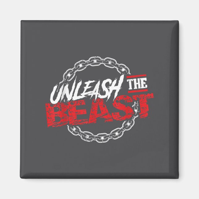 Unleahe _ Gym Mode Fitness Motivation Wer  Magnet (Front)
