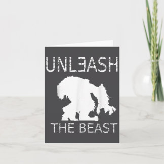 Unleahe Workout Motivation Gym Graphic Card
