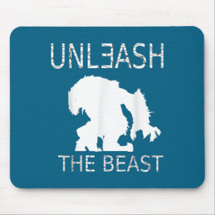 Unleahe Workout Motivation Gym Graphic  Mouse Pad