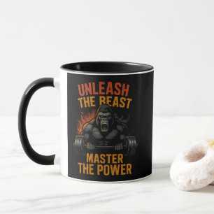 Unleash the Beast – Bodybuilding Power Gift Mug