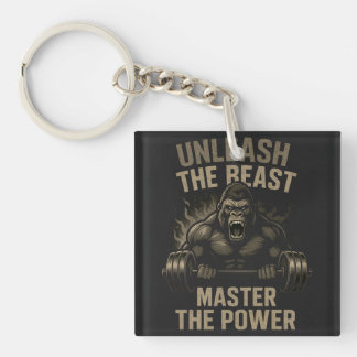 Unleash the Beast – Bodybuilding Power Gifts Keychain