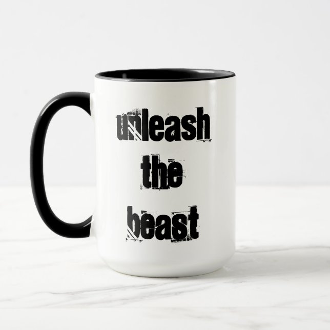 Unleash the beast  mug (Left)