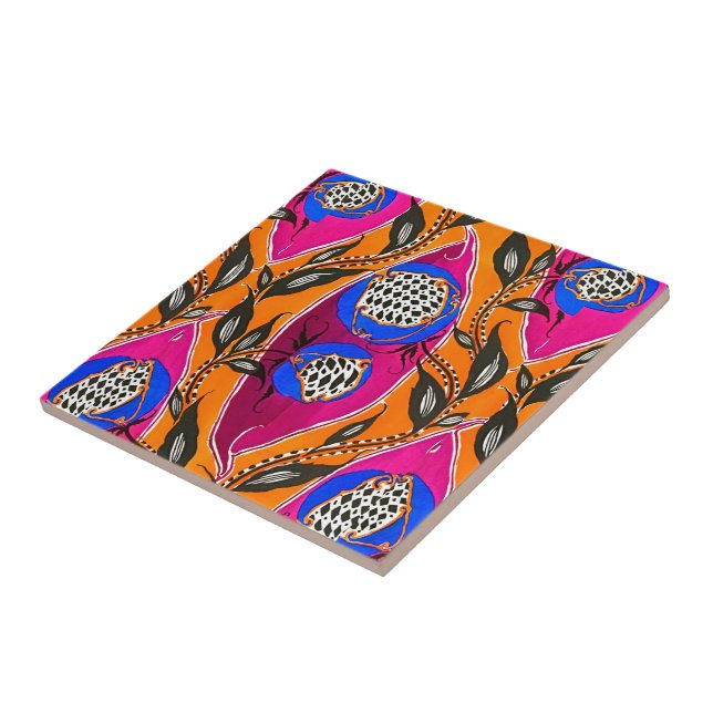 Unleash the Beauty of Art and Nature: Samarkande Tile (Side)