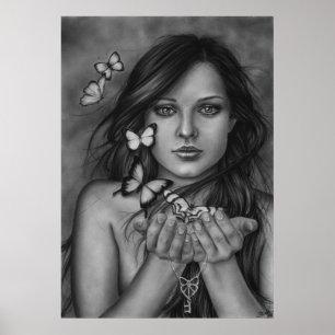 Unleash the butterflies Poster