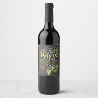 Unleash the Flavour Wine Label